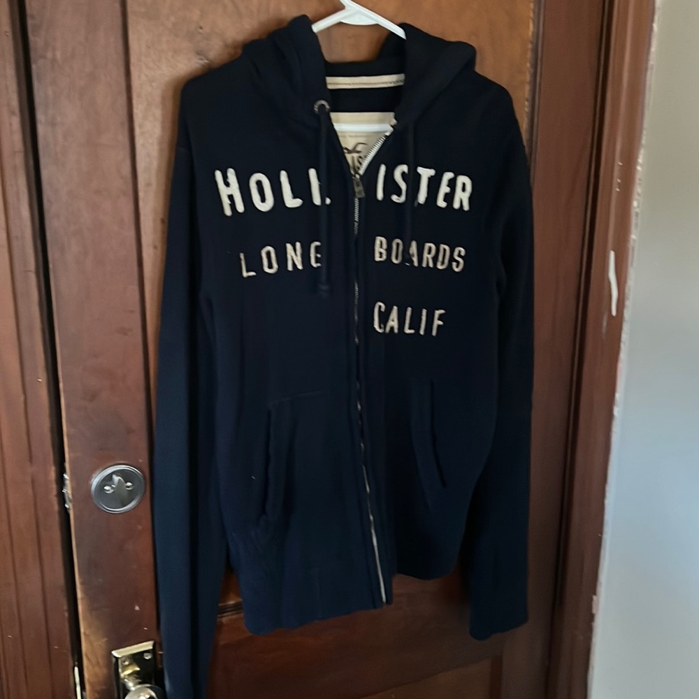 Mens front zip hoodie